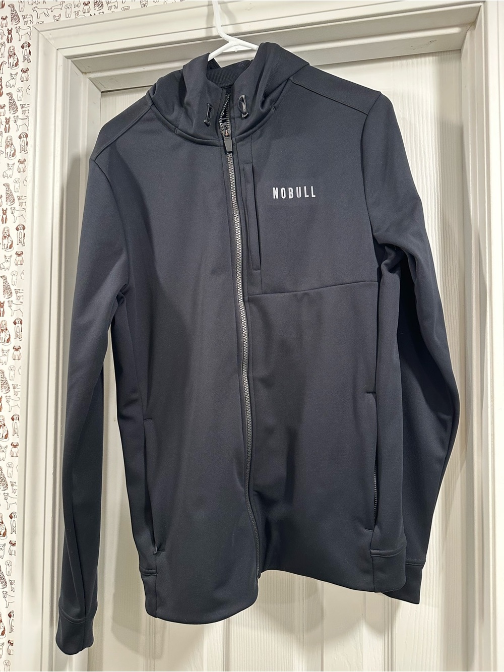 NOBULL Women’s Black Lightweight Hooded Zip Jacket